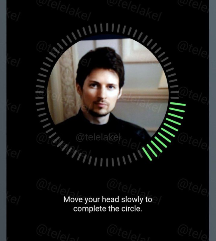 На тестовом сервере Телеграм обнаружен официальный бот с функцией Face id. А точнее проверкой возрас