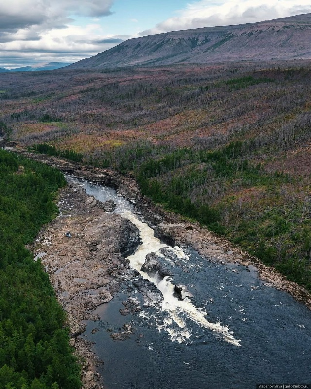 Большой Курейский водопад 🇷🇺