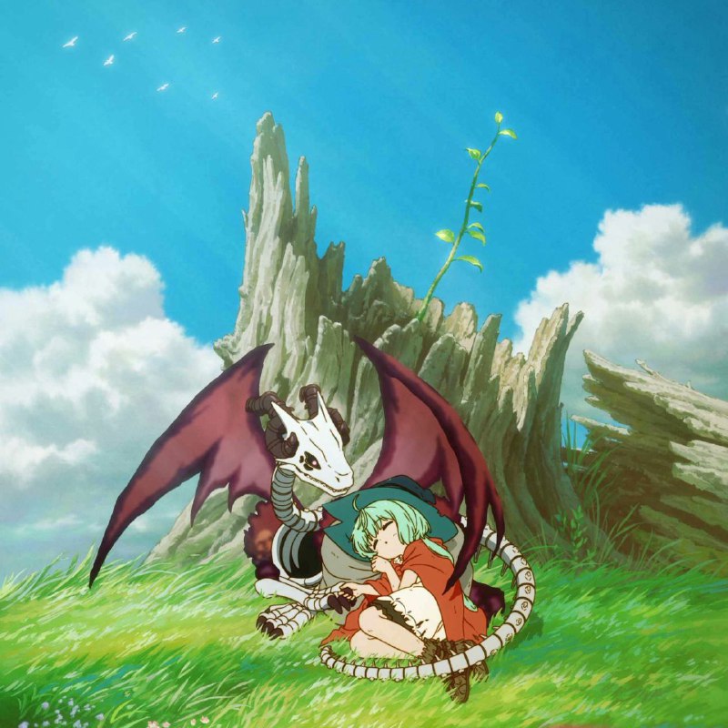 Будни воспитания ребенка
Анонсировано аниме по манге "Ненаглядная дочь костяного дракона" (Hone Dra