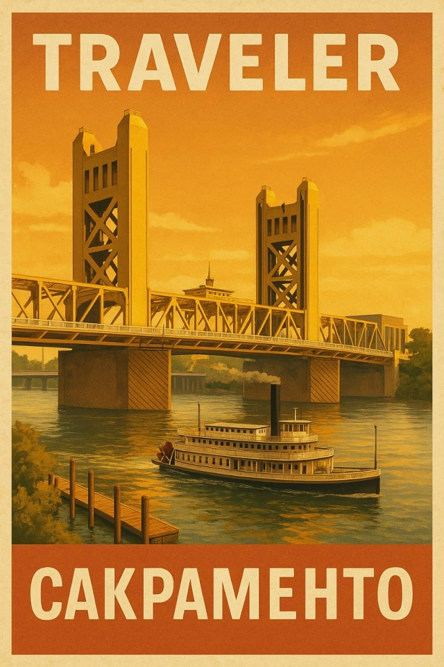 🌍Сакраменто, США
Столица Калифорнии — город золотог?...