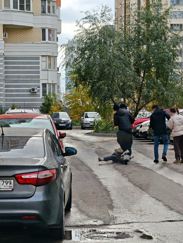 Вчера днем 13:10 у нас во дворе на Проспекте Героев 8 два п...