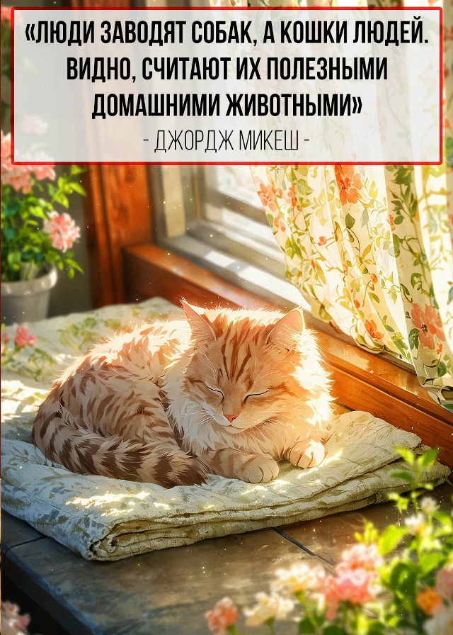 Кошки — единственные, кто сумел приручить человека по-...