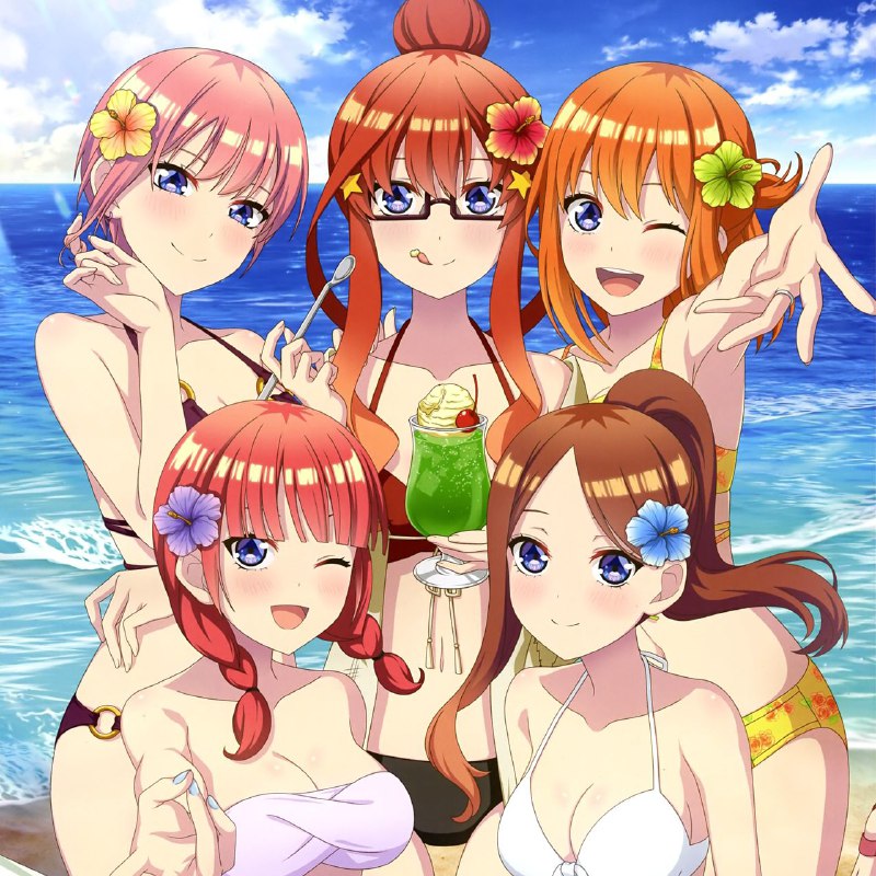 Пять сестер, одна победа
Опенинг второго сезона аниме "Пять невест" (Gotoubun no Hanayome) официаль