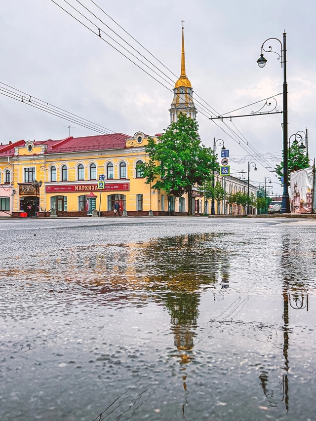 Рыбинск после дождя ❤ 📷 Сергей Чекалов