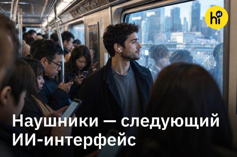 🎧 Следующий ИИ-интерфейс может не иметь экрана. Крупнейшие игроки делают ставку на наушники
Пока в