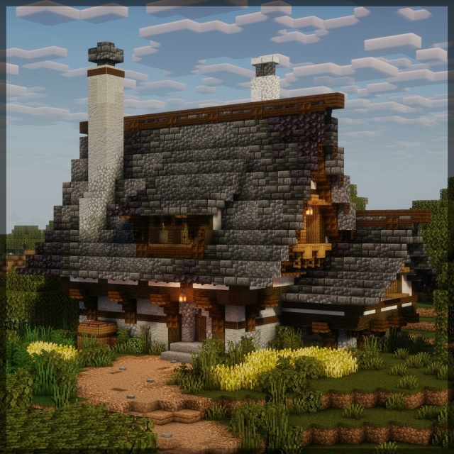 Красивый домик для выживания
Будет классно выглядеть ...