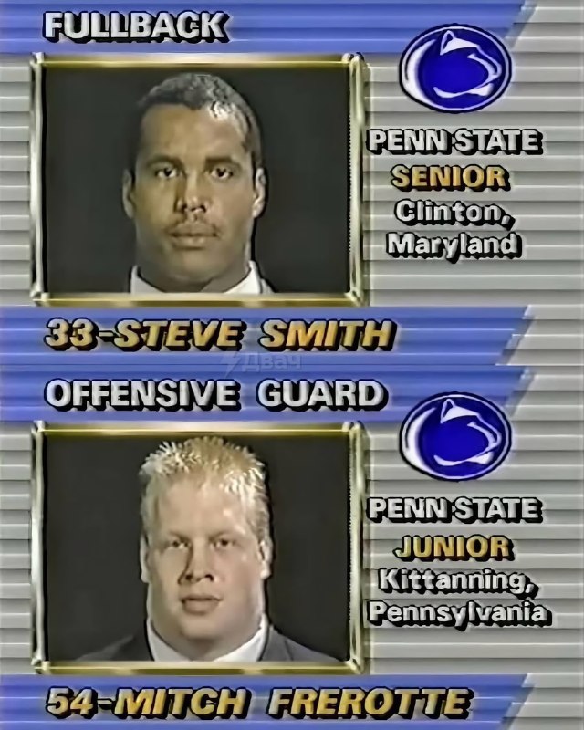 Ничего необычного, просто фотографии студенческой команды Penn State по американскому футболу 1985 г