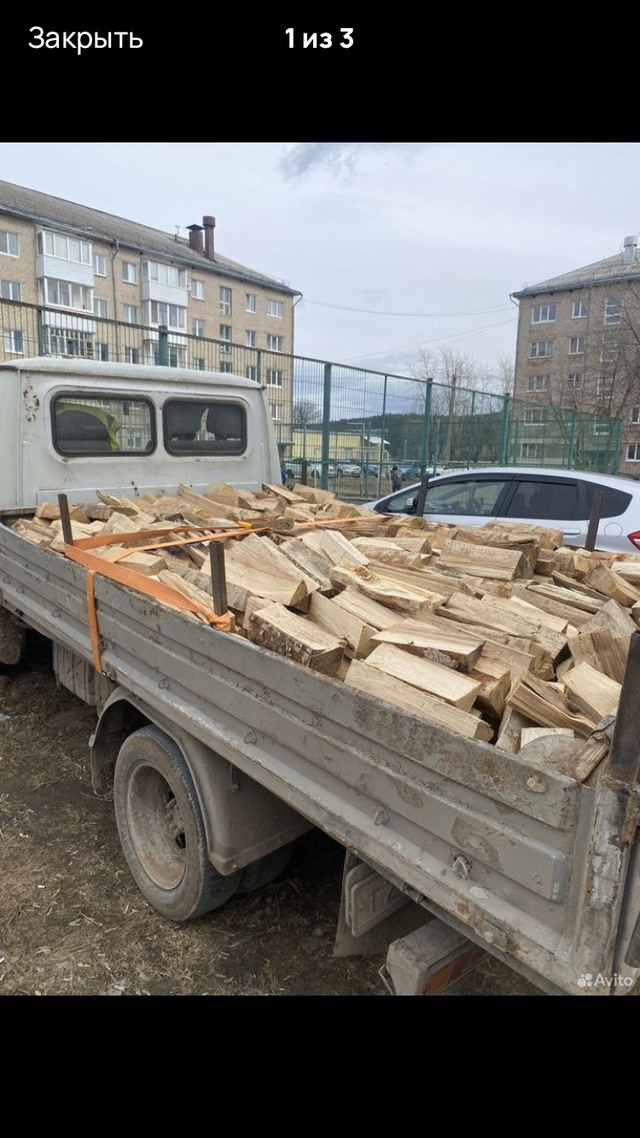 Продам дрова сухие газель 6500
Дрова чурками камаз 8.5 куб...