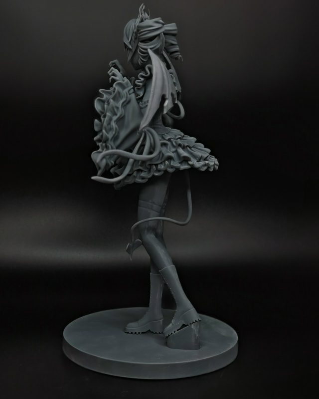 Kasane Teto, общая высота фигурки 25 см. 
Фигурка была напеча...