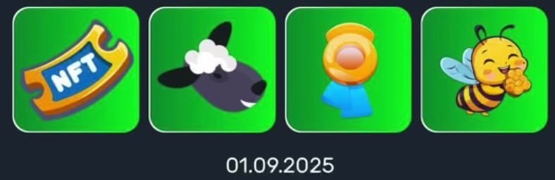 #Bee_Harvest #Space_Adventure #PandaFiT #Bounty_Hash
Комбо в Space Adventure 🚀
Комбо в Bounty H