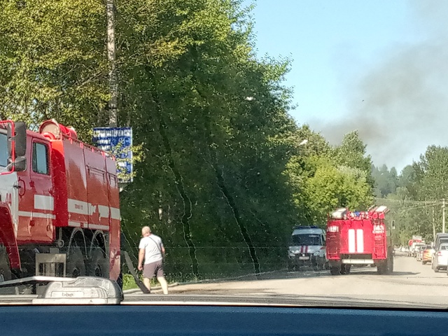 Пожар в нагорном