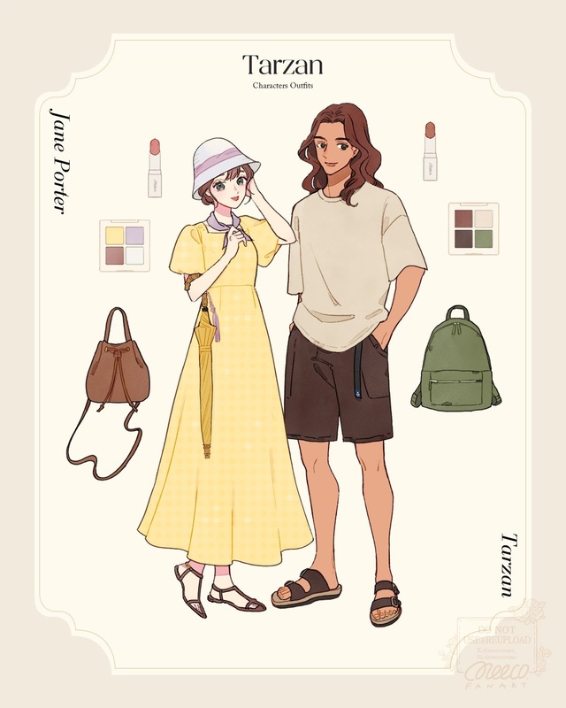 #Disney /Дисней
Стильные летние образы парочек Диснея от ...