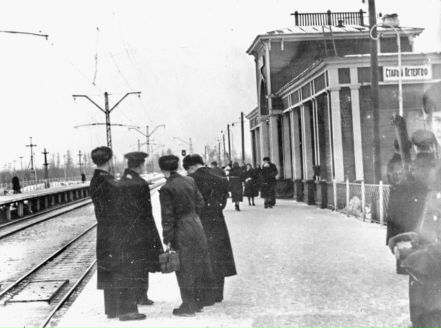 Станция Старый Петергоф. Вторая половина 1950-х гг.