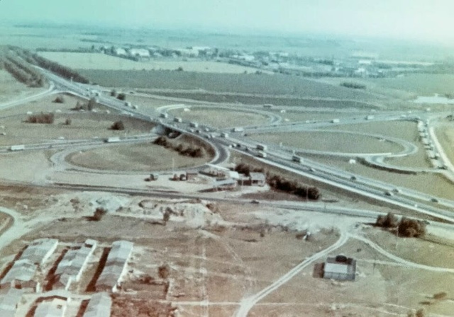 1967 год. Дорожная развязка Каширского шоссе и МКАД
Сель...