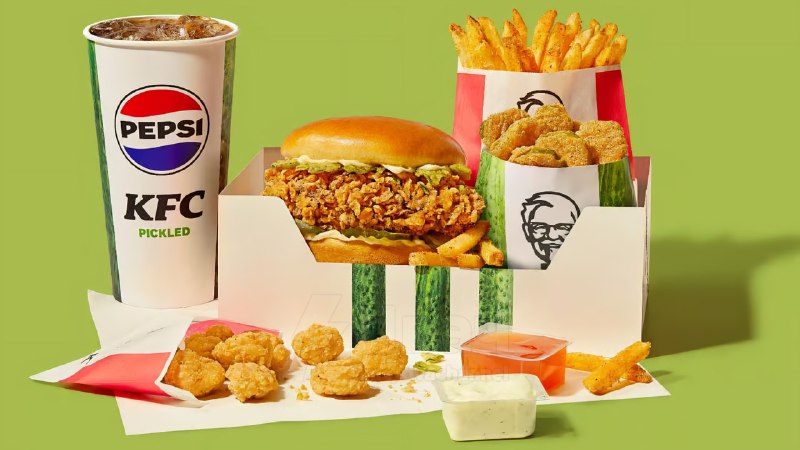 KFC в Канаде добавил в меню Pepsi с… маринованными огурцами. Этот напиток входит в новую серию блюд.