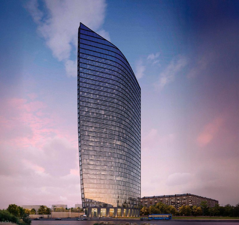 🏗️ 178-метровый ДЦ в виде факела построят у «Олимпийского»
У здания будет 34 этажа. На вершине разм