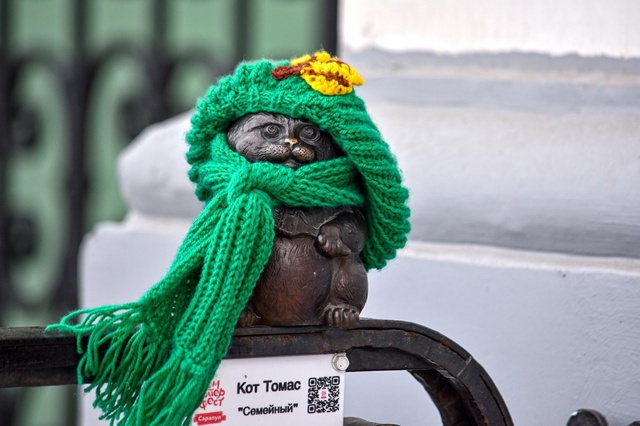 Сарапульские котики уже утеплились. А наши миниатюрки ...