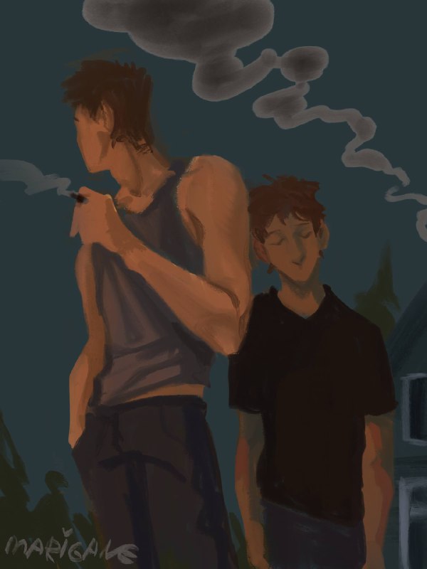 поделюсь незаконченными артами
1. володя с отцом дома, переломный момент
2. федя, тимофей и проект н