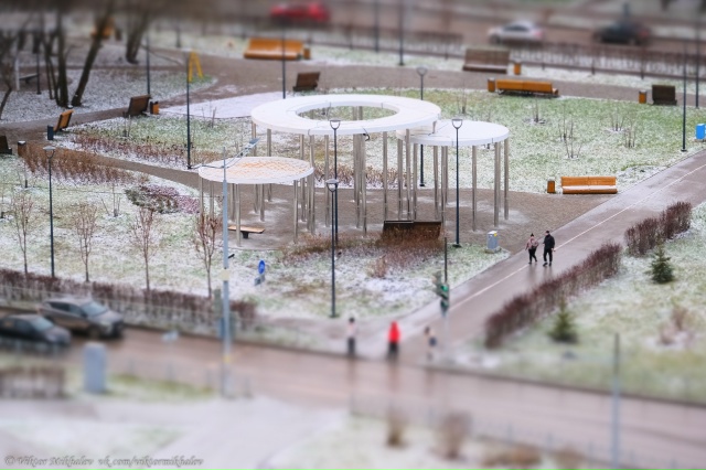 ❄❄❄Небольшой снежок в миниатюрной Перми.
Фото [id7562719|...