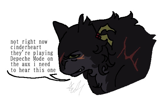 «Сейчас не могу, Пеплогривка.
Там включили Depeche Mode чере?...