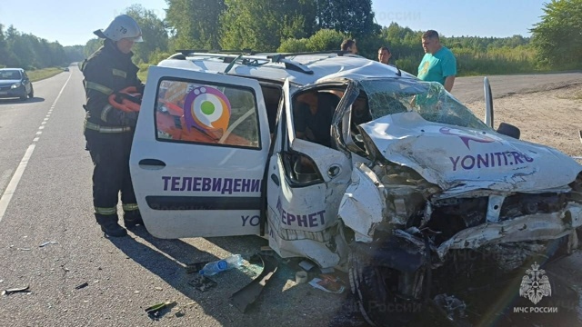 Серьезная авария на Муромской трассе около Соймы в Суд...