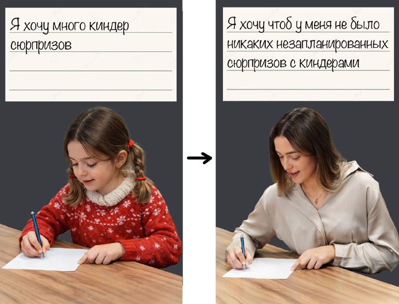 Письма деду морозу раньше vs сейчас