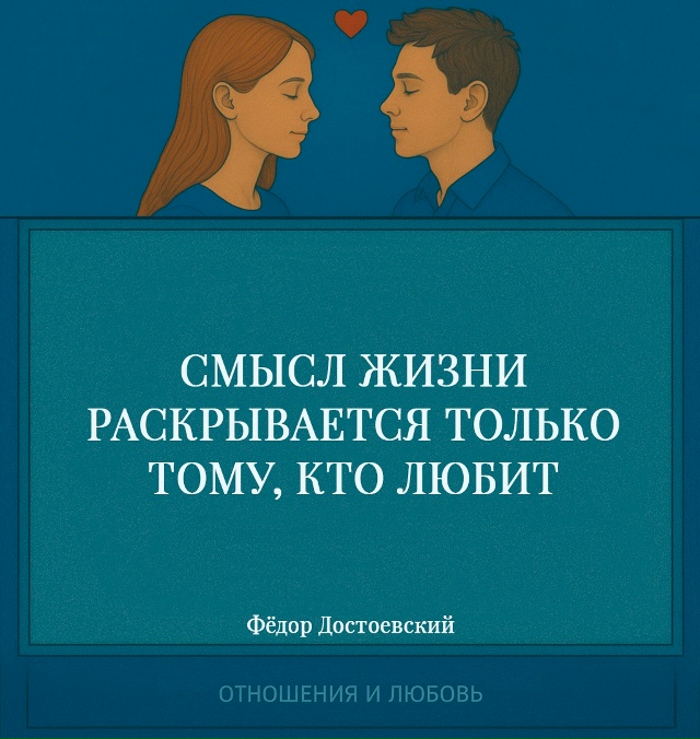 Достоевский утверждает, что любовь является ключом к п...