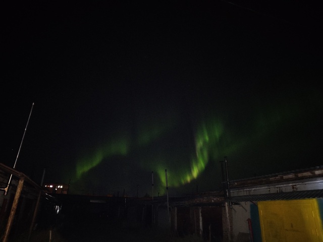 Сосногорск 01.10.25г. Северное сияние.