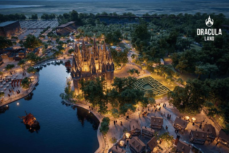 В Румынии построят огромный парк развлечений по вселенной Дракулы за 1 млрд евро.
Dracula Land зай