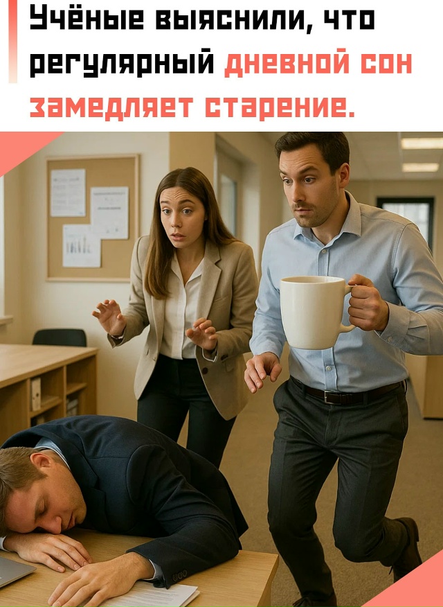 😴 У тех, кто любит вздремнуть днём, мозг выглядит «мол?...
