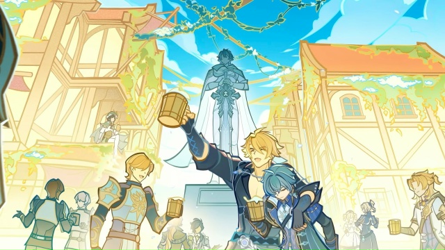 🌟 Молодой и решительный герой Мондштадта Варка, Венти...