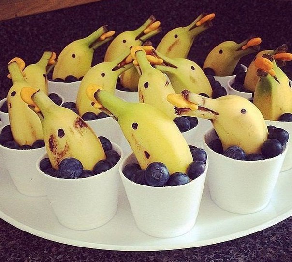 Весёлые идеи для подачи фруктов