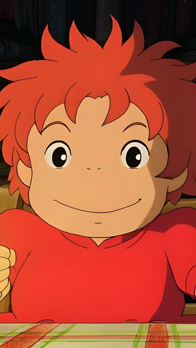 Аниме: Рыбка Поньо на утёсе