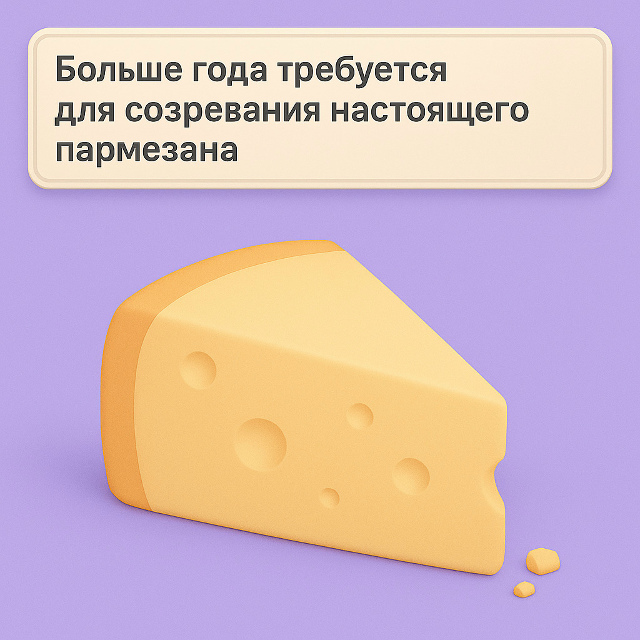 Настоящий пармезан зреет больше года ?⏳
Процесс при?...