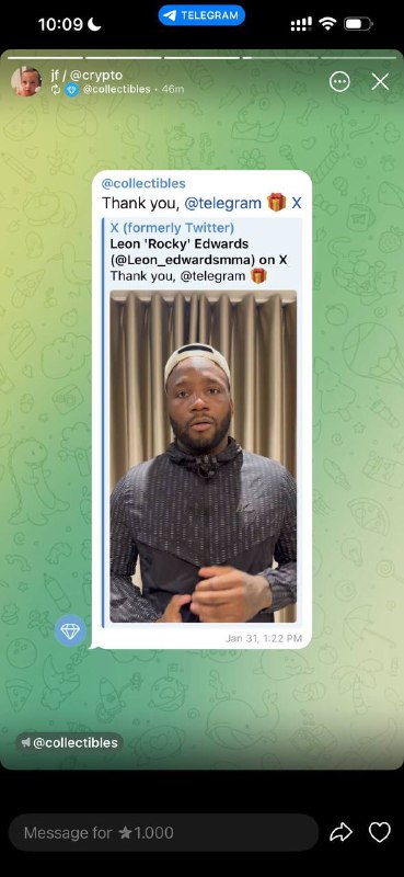 Это какой-то аналог «извинений на камеру»?
Тока телеграм заставляет его благодарить 🤷‍♂️