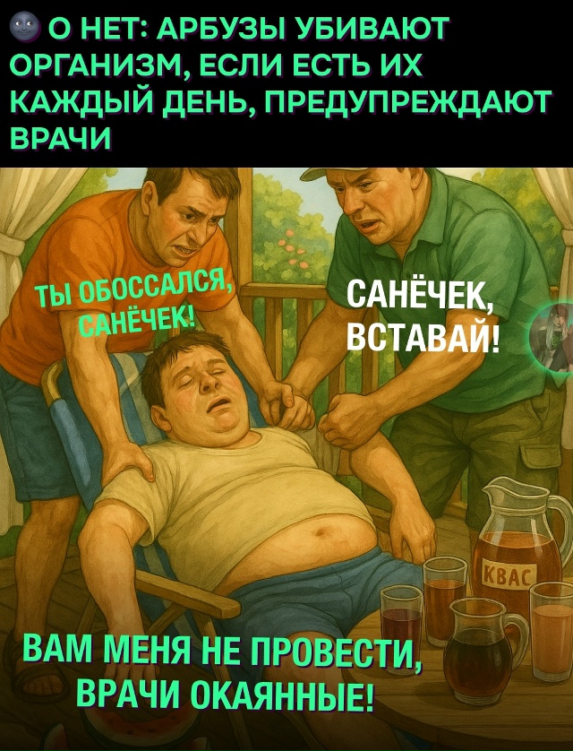 ❗ Арбуз при ежедневном употреблении может серьёзно на...