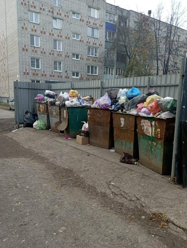 Время 8 утра вот так выглядит мусорка! Зато тарифы подн?...