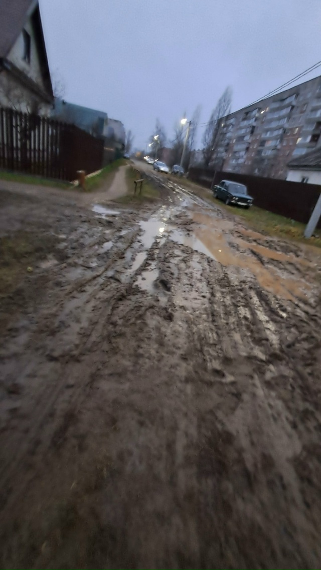 Пожалуйста Анон.
Дорога по улице Лизы Чайкиной, между ?...