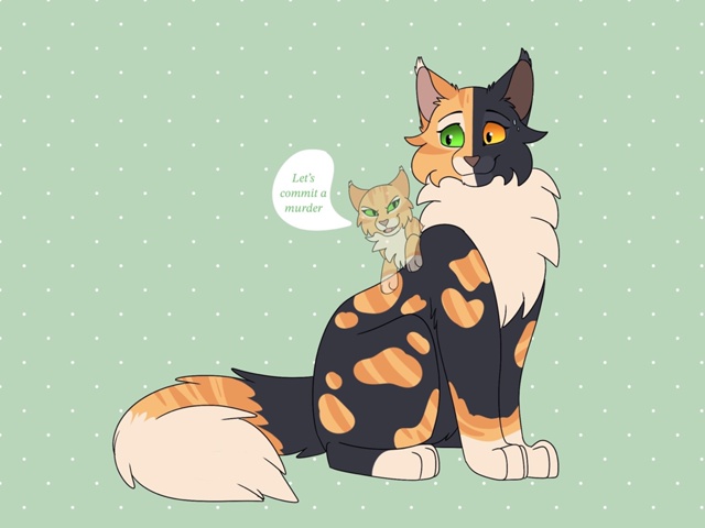 «Давай совершим убийство»
Лунолапка и Голосок
© CorgiArts...