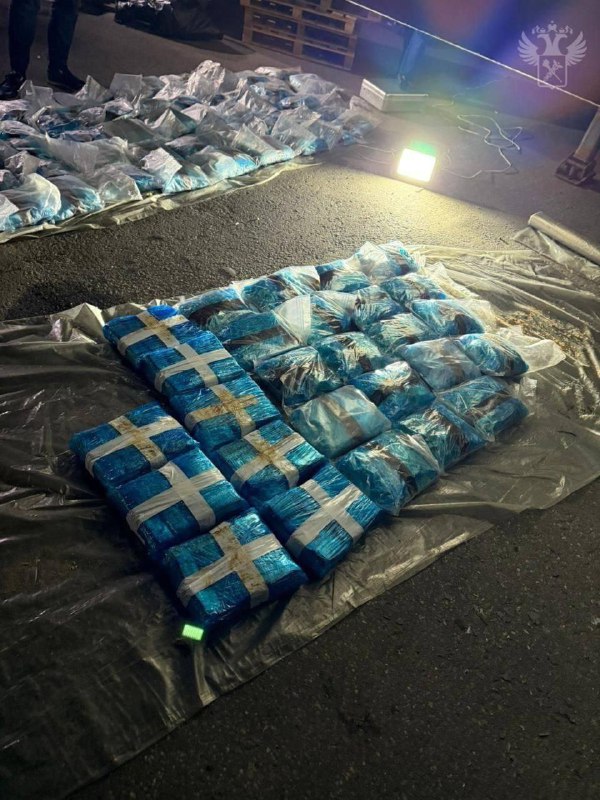 👮‍♂️😱 300 кг кокаина на сумму в 250 млн рублей нашли в яблоках в Подмосковье. Партию изъяли.
