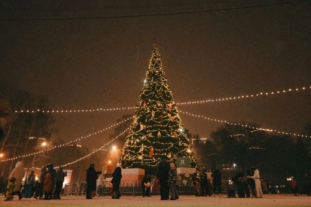 Главная ёлка в парке Маяковского засияет огнями 6 дека?...