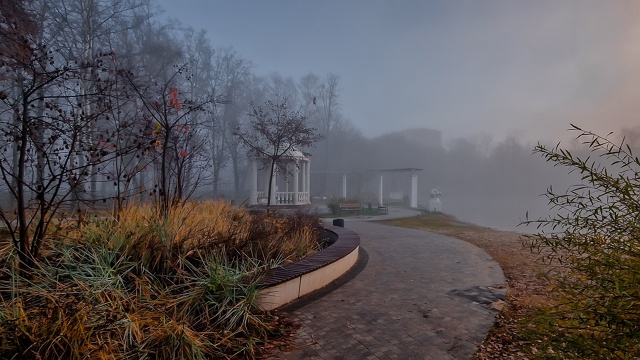Туманное утро на оз. Пионер... 🤳 (ноябрь'25)