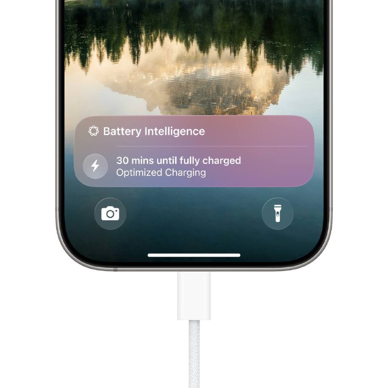 В новом iOS 19 будет показывать время до полной зарядки