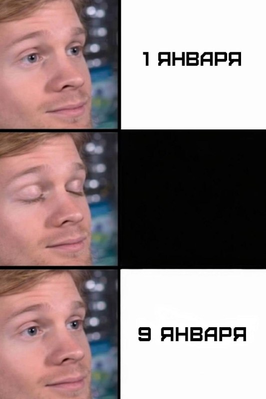 Я: впереди много дней новогодних каникул, всё успею за эти дни! и отдохнуть, и в гости сходить, и по