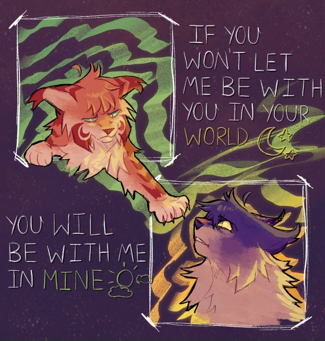 Если ты не позволишь мне быть с тобой в твоём мире 🌙
то...