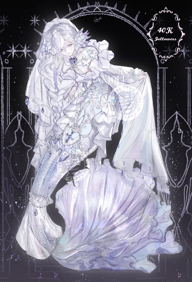 #Art_mermaid
Прекрасные создания подводного мира от Mei_Mezu