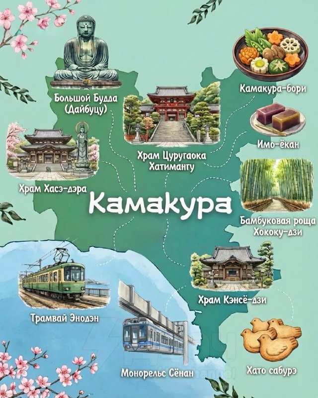 В соцсетях сделали большую шпаргалку по Японии — там собрали достопримечательности и национальные бл