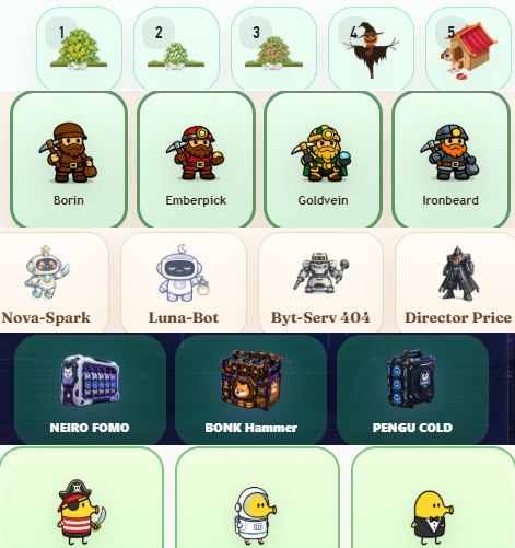 #Fomo_Fighters #Grow_Tea #Golden_Miner #Signal2193 #MEME_MINING #PandaFiT #Doodle_Jump
Комбо