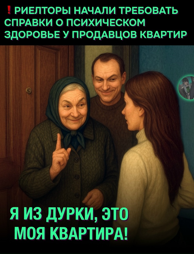 ⚡ Риелторы требуют справки о психическом здоровье у п?...