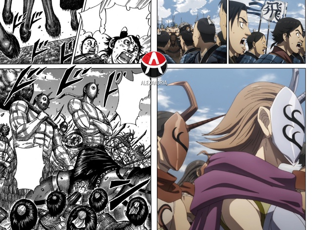 🏯 Сравниваем «Царство»: манга х 3 серия 6 сезона.
#срав?...